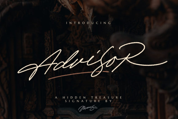 Advisor: A Script Font for Modern Editorial Design