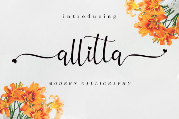 Allitta: A Handwritten Font for Editorial Design