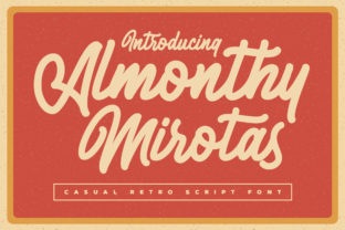 Almonthy Mirotas: A Vintage Script Font for Web Design