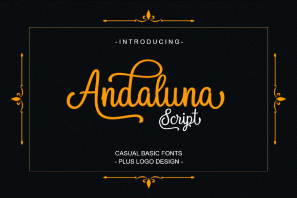 Andaluna: A Handwritten Font for Editorial Design