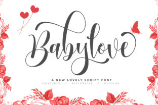 Babylove Typeface for Editorial Design