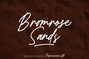 Bromrose Sands: A Graceful Script Font for Editorial Design