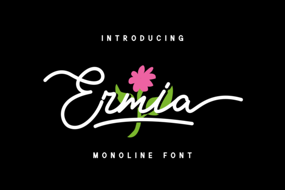Ermia: A Handwritten Typeface for Editorial Grace