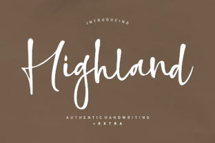 Highland: A Modern Script Font for Branding