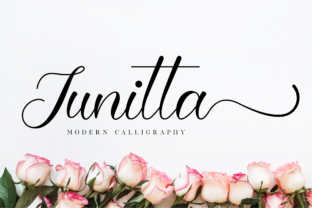 Junitta Typeface Review: Elegant Script for Modern Brands