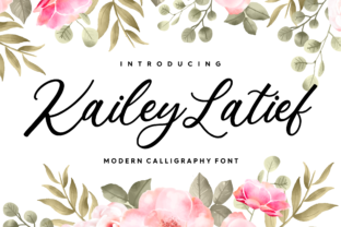 Kailey Latief: A Soft Handwritten Font for Crafters