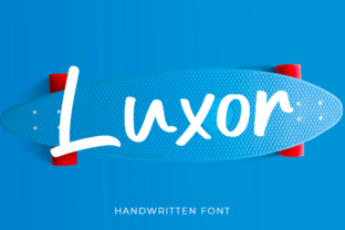 Luxor Typeface: A Modern Handwritten Font for Editorial Design