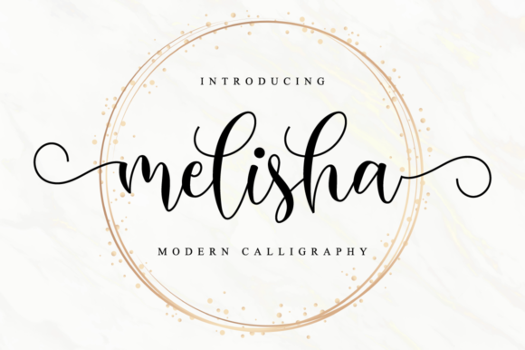 Melisha: A Script Font for Modern Web Design