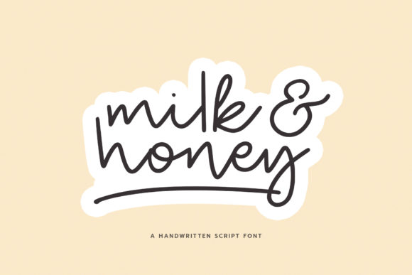 Milk and Honey: A Versatile Handwritten Font for Business Branding