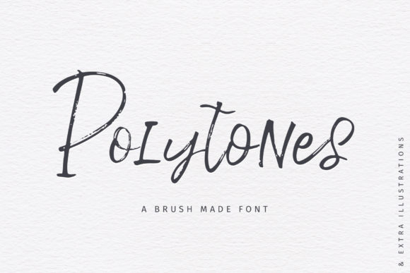 Polytones: A Timeless Handwritten Font for Makers