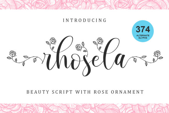 Rhosela: A Handwritten Font for Elegant Branding