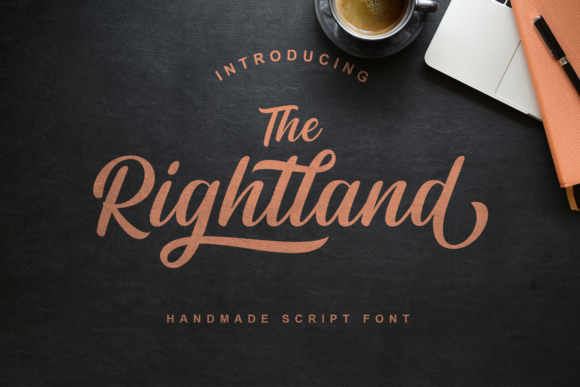 Rightland Font Review: A Modern Handwritten Typeface