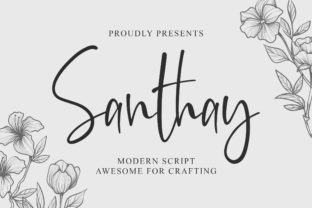 Santhay: A Light Script Font for Authentic Branding