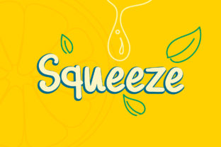 Squeeze Font: Elegant Handwritten Type for Crafters