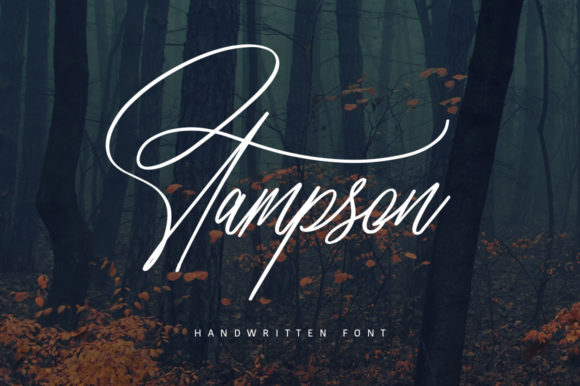 Stampson: A Romantic Script Font for Makers