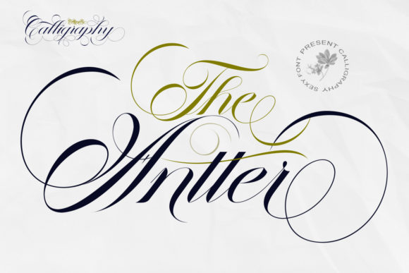 The Antter Font: Elegant Script for Makers